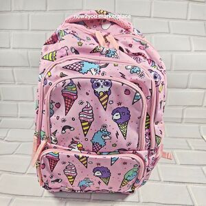 School Backpack for Girls Kids Elementary Primary School Book Bag Unicorn Ice...